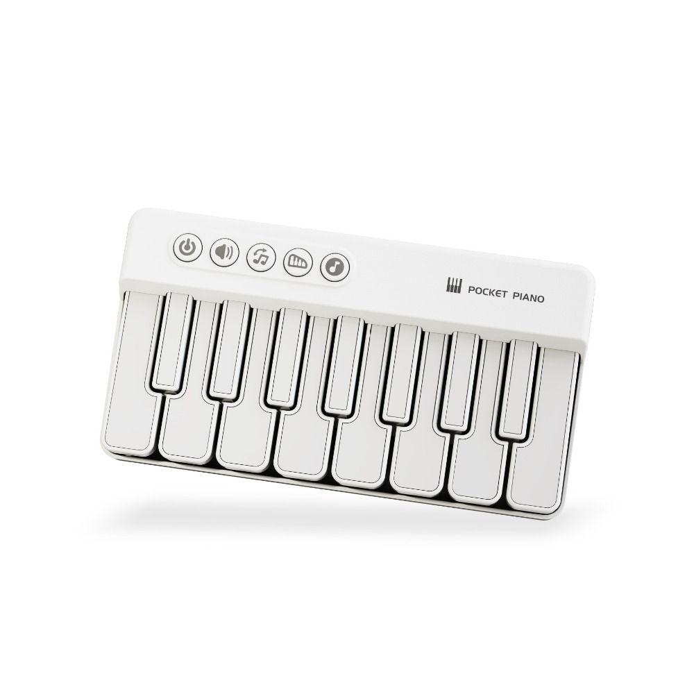 Portable Design Learning Piano Keyboard 7 Colors LED Musical Instrument Toy  Birthday Gift