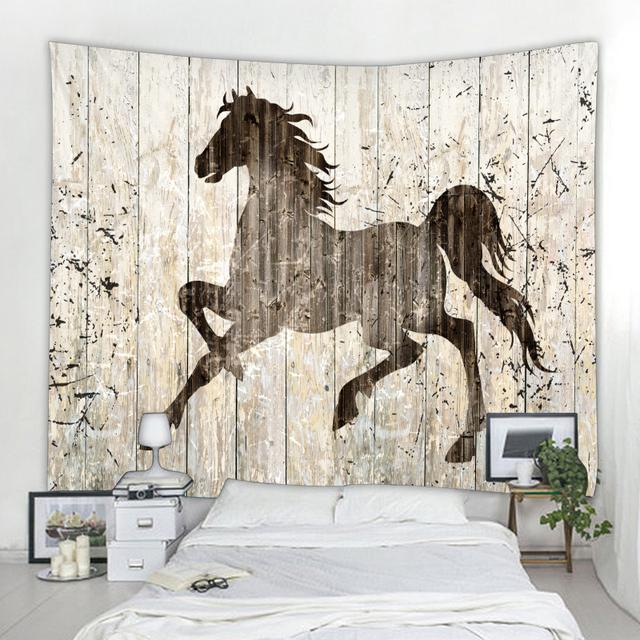 Винтажная деревянная доска, художественный гобелен, настенная подвеска, деревянная доска, эстетика, украшение комнаты, богемное украшение в стиле хиппи, украшение на стену дома, 8 размеров