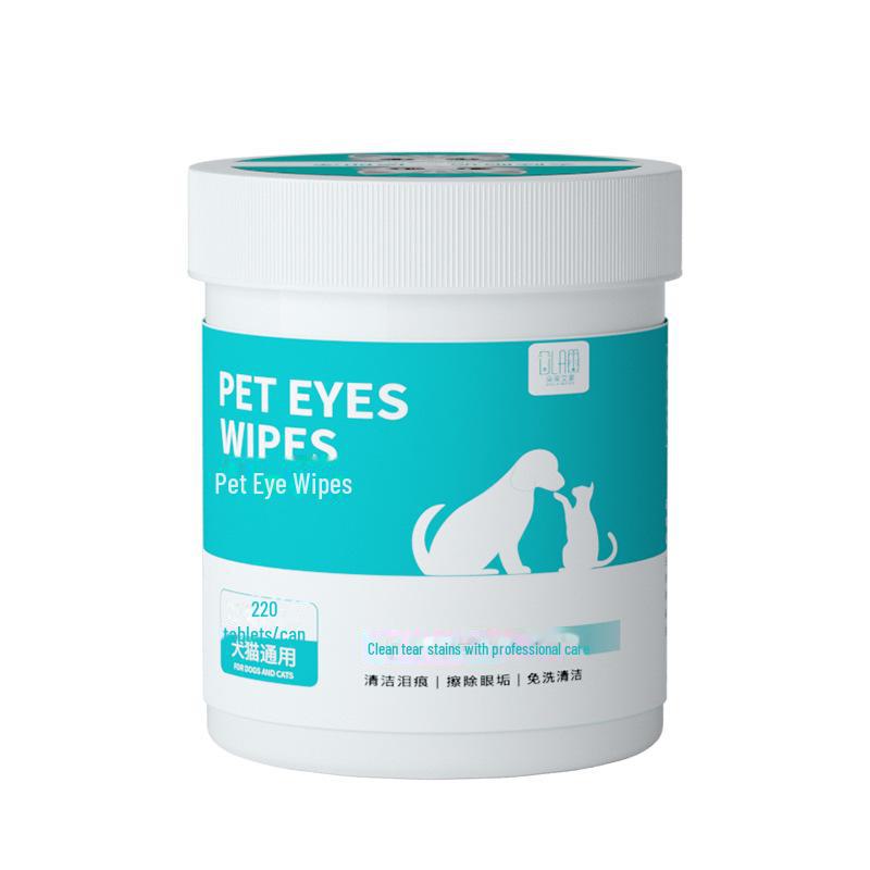 Pet Eye Wipes - Non-Woven Tear Stain and Dirt Remover for Cats and Dogs