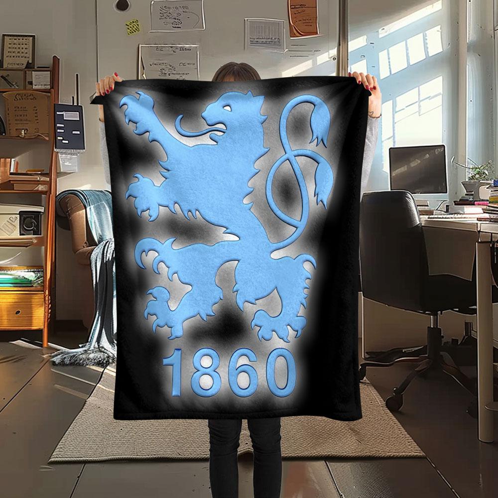 TSV 1860 München Blanket, High quality Comfortable for All Seasons, Home Decor, Warmth and Comfort