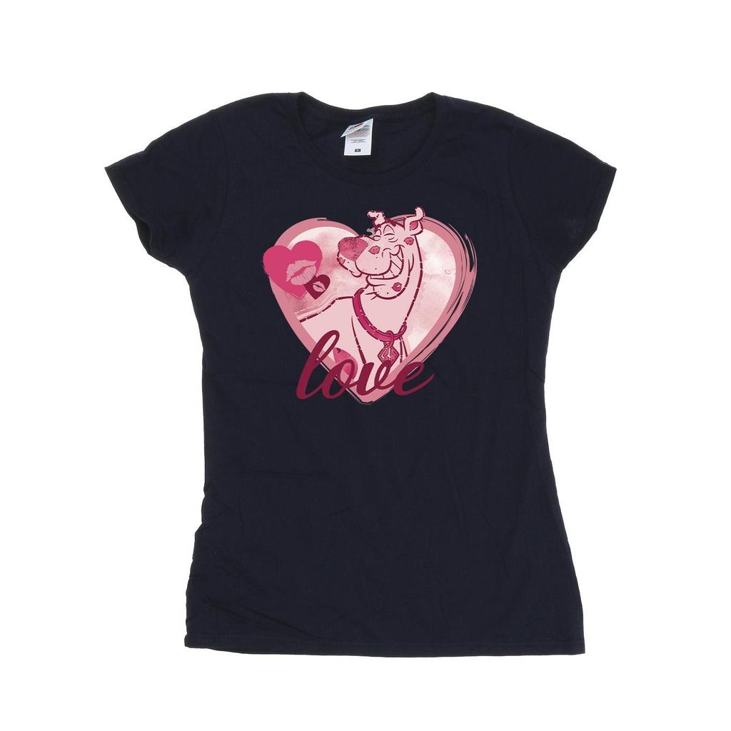 Scooby Doo Womens/Ladies Love Kisses Cotton T-Shirt