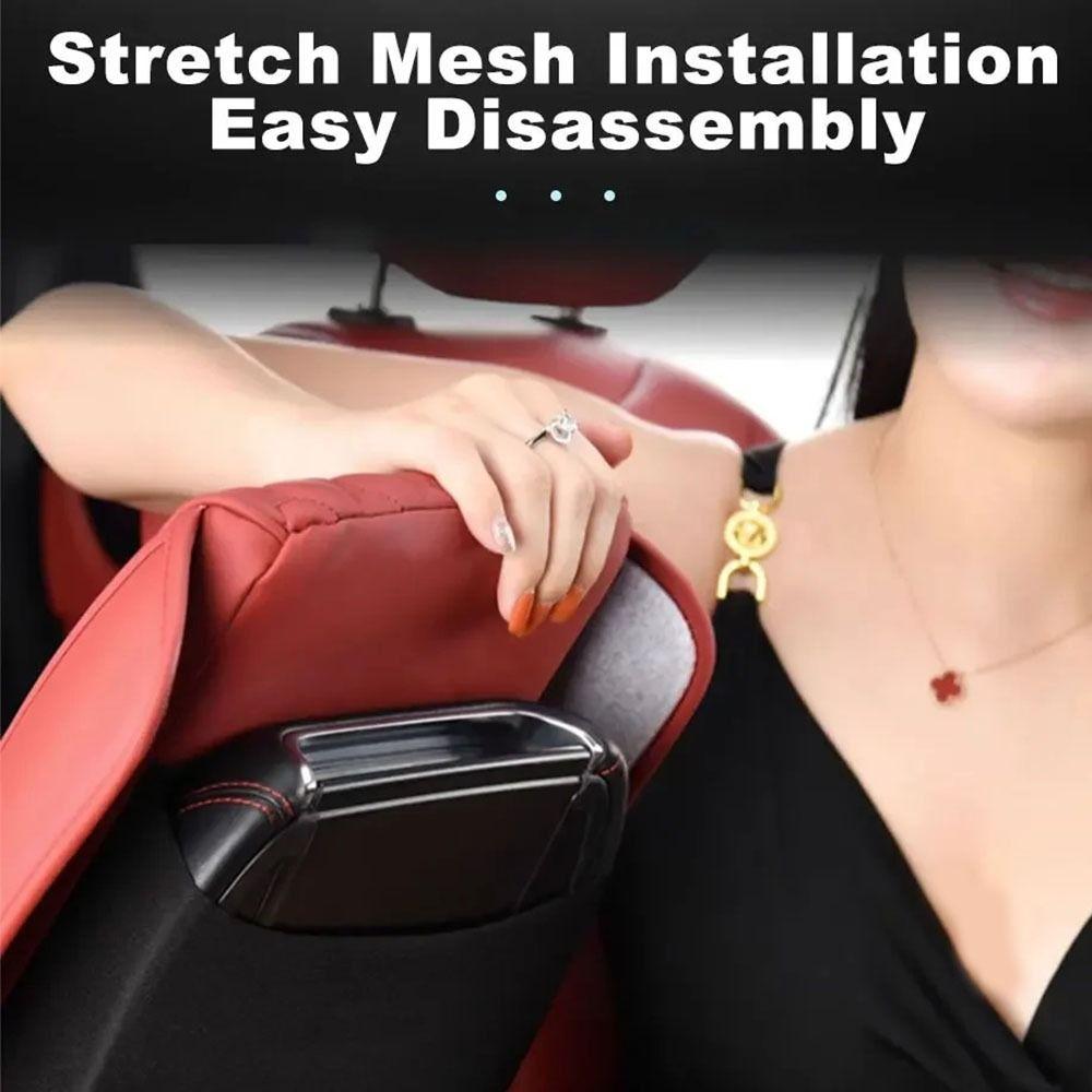 PU Leather Car Armrest Pad Antifouling Arm Rest Protector Mat Car Armrest Mat Center Console