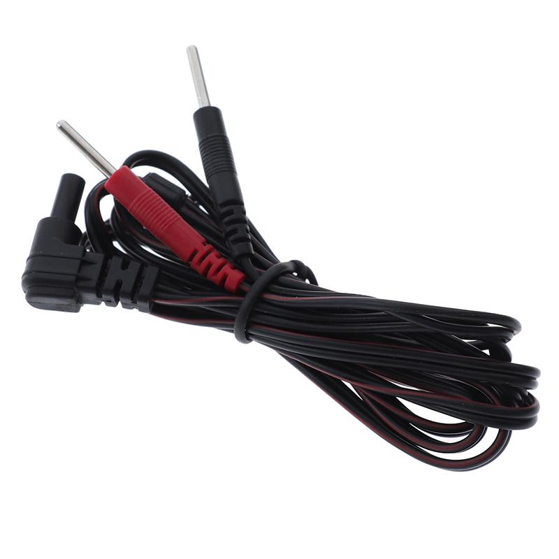 Сменные электродные отводящие провода Стандартные соединительные кабели с пинами 2 мм для массажа