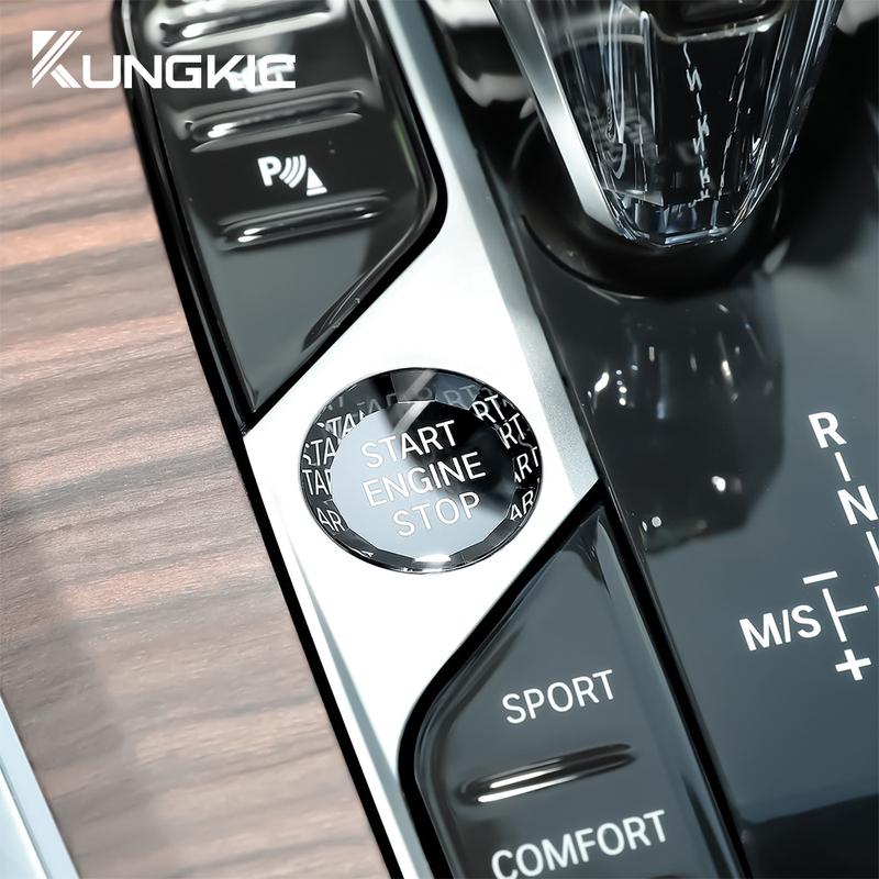 for BMW Z4 G29 G20 X5 G05 X7 G07 G14 G15 G16 X3 G01 F97 Crystal Car Engine Start Button Ignition Cover Stop Switch Accessories