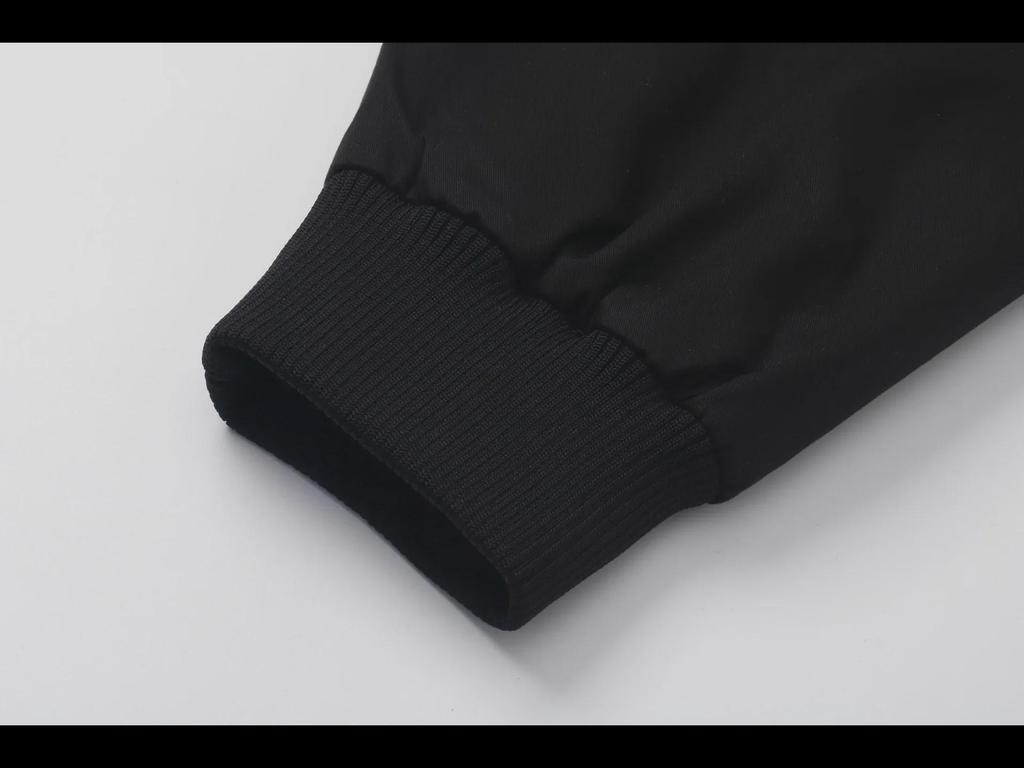 Unisex Hong Kong Style Baseball Jacket - Embroidered Patchwork for Men & Women