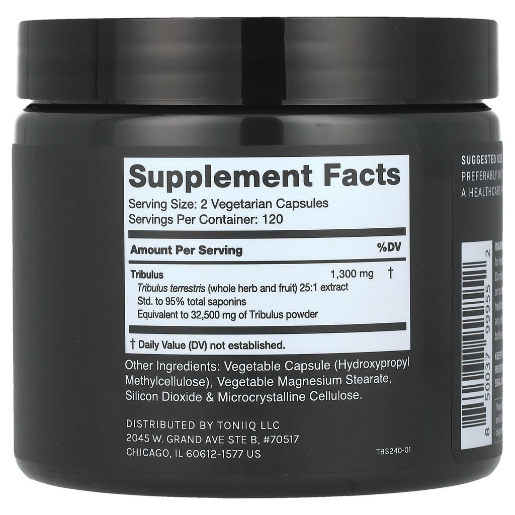 Tribulus, 240 Capsules (650 Mg Per Capsule)