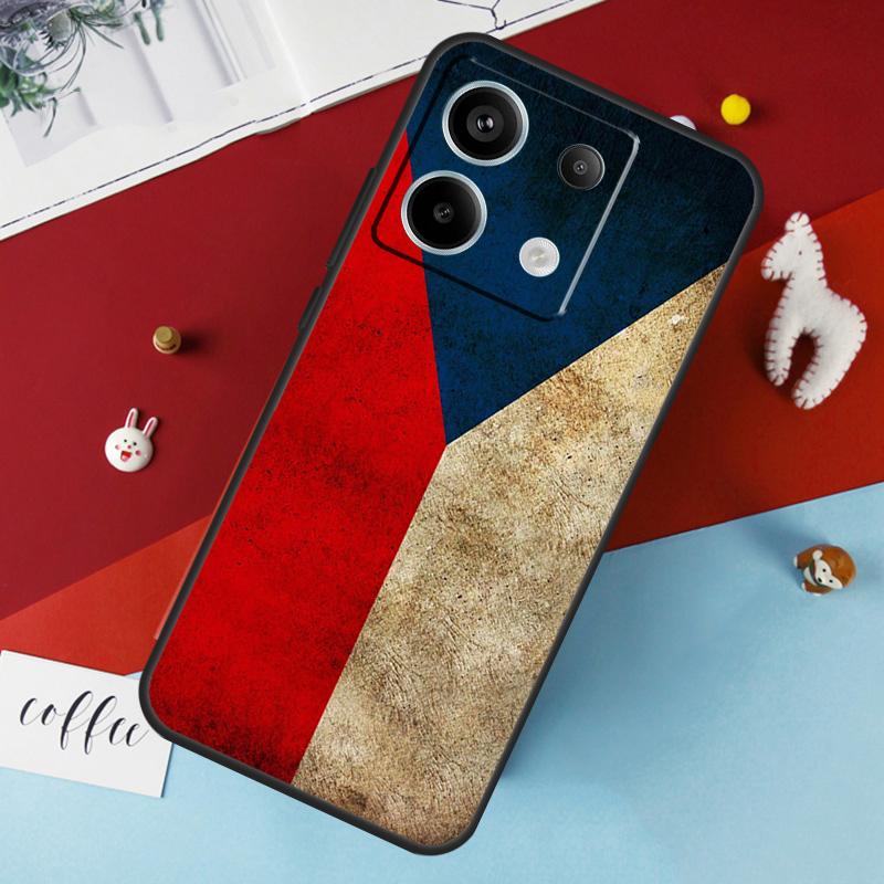 Чехол с чешским флагом для Xiaomi Redmi 12 13C 12C 10C 9C Redmi Note 13 9 10 11 12 Pro 9S 10S 11S 12S