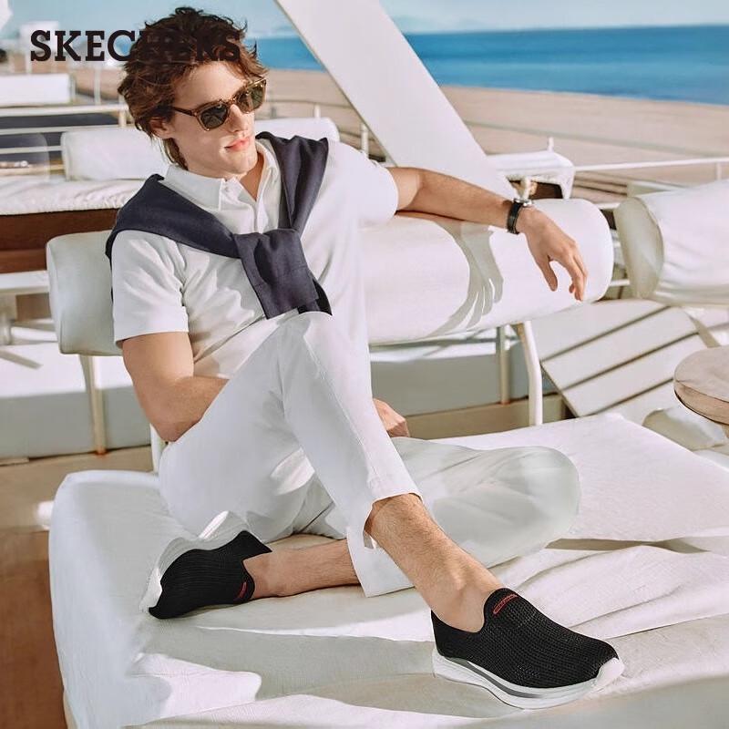 Skechers Мужские сетчатые кроссовки для ходьбы на открытом воздухе 211127