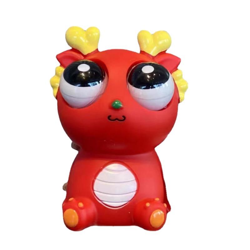 Креативные сногсшибательные взрывы дракона, динозавры, год Лунга, декомпрессионные игрушки, щепотка, музыка, сжатие, взгляд, забавное вентиляционное отверстие, забавное.