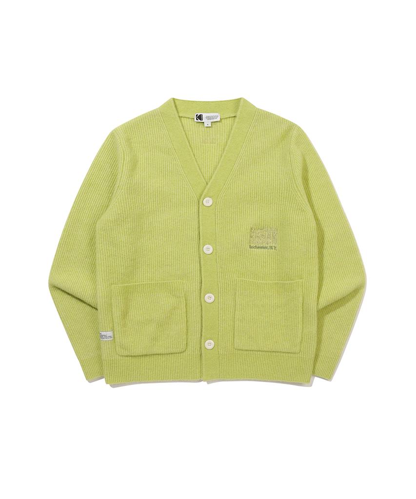 KODAK Pastel Knit Cardigan Lime