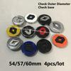 4 шт. 54/57/60 мм Центральные колпаки на ступицу колеса для Renault Fluence Captur Clio Trafic Duster Megane 2 Laguna 3 4 Logan Arkana Kadjar Kole Y666