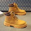 Весенние новые дышащие высокие ботинки Martin мужские британские ретро-ботинки для инструментов ботинки короткие ботинки на платформе повседневная обувь