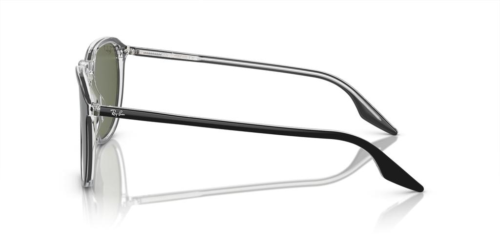 Солнцезащитные очки RB2203F ЧЕРНЫЕ НА ПРОЗРАЧНОМ 55 Ray-Ban
