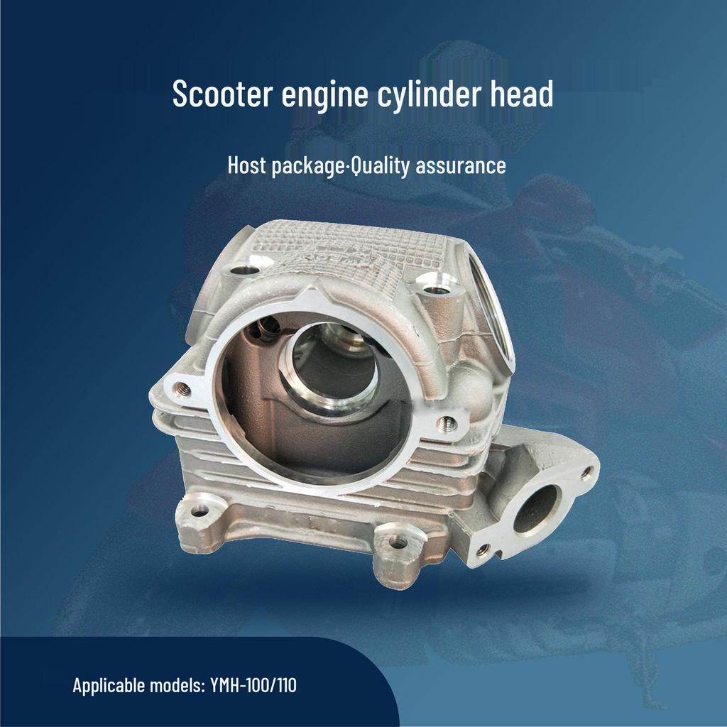 Yamaha 100 Scooter Engine Accessories: Qiaoge Fuxi Ghost Fire YMH-110 Cylinder Head