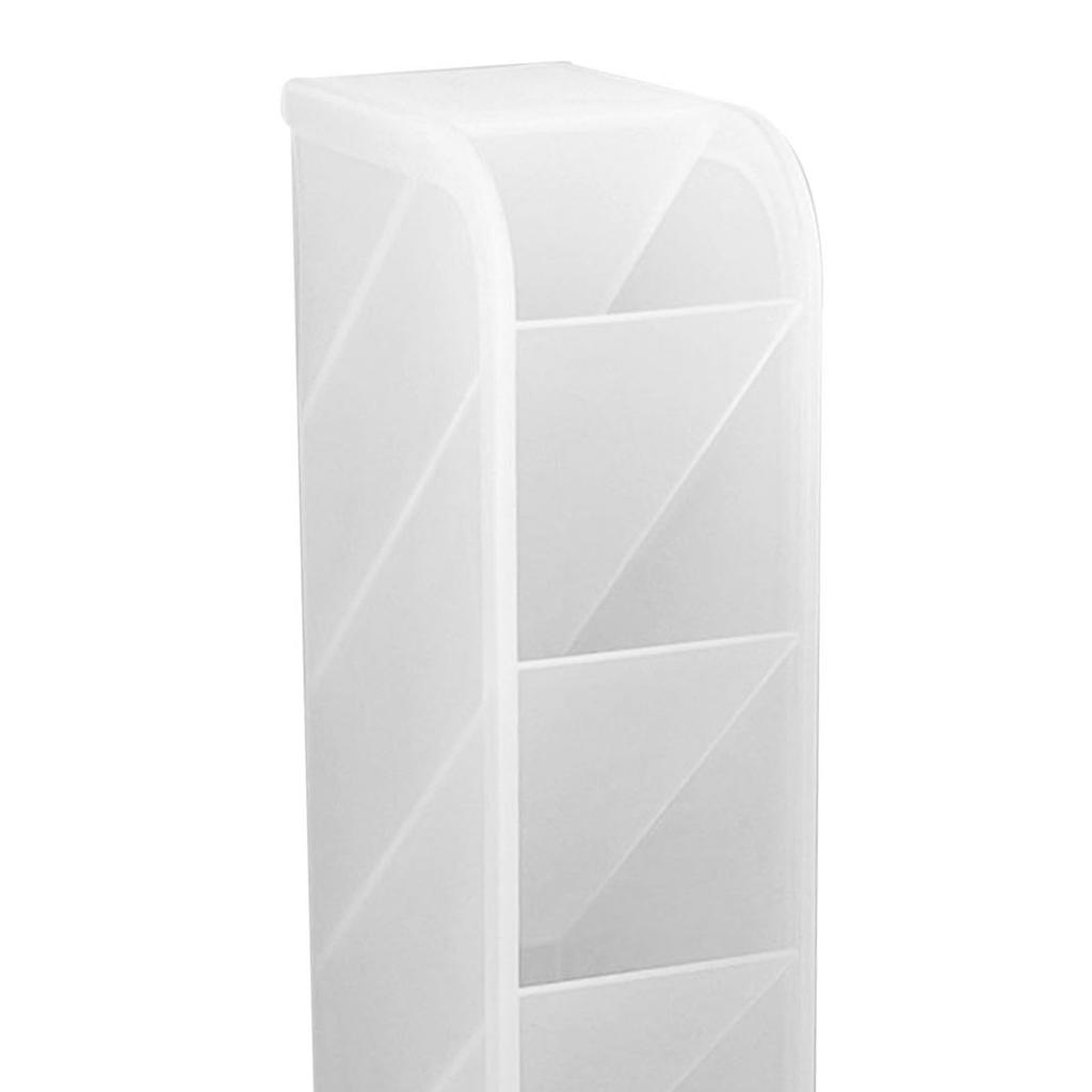 Desktop Storage Box 4 Layers Cartoon Space Saving Durable Lipstick Organizer Box for Desk Home