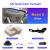 Видеорегистратор Model D Dash Cam 4K для автомобиля Mercedes-Benz C-Class W205 W204 C300 C180 C200 C220 C250 C260 2015-2026 WiFi Подключение к приложению Камера