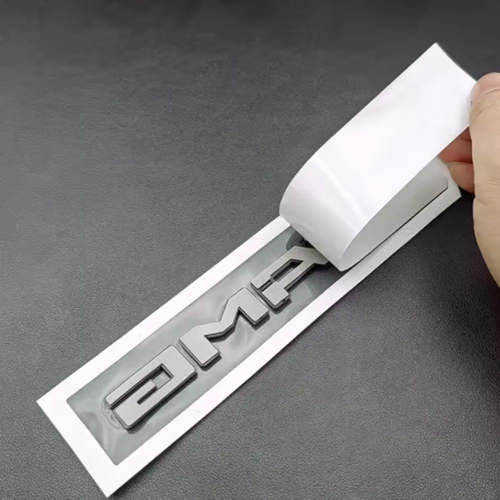 1pcs-zz-- 3D Car Rear Trunk Emblem, Decal Letters Sticker, Mercedes Benz AMG A B C E G CLA W211 W203 W204 W210 W124 Accessories,