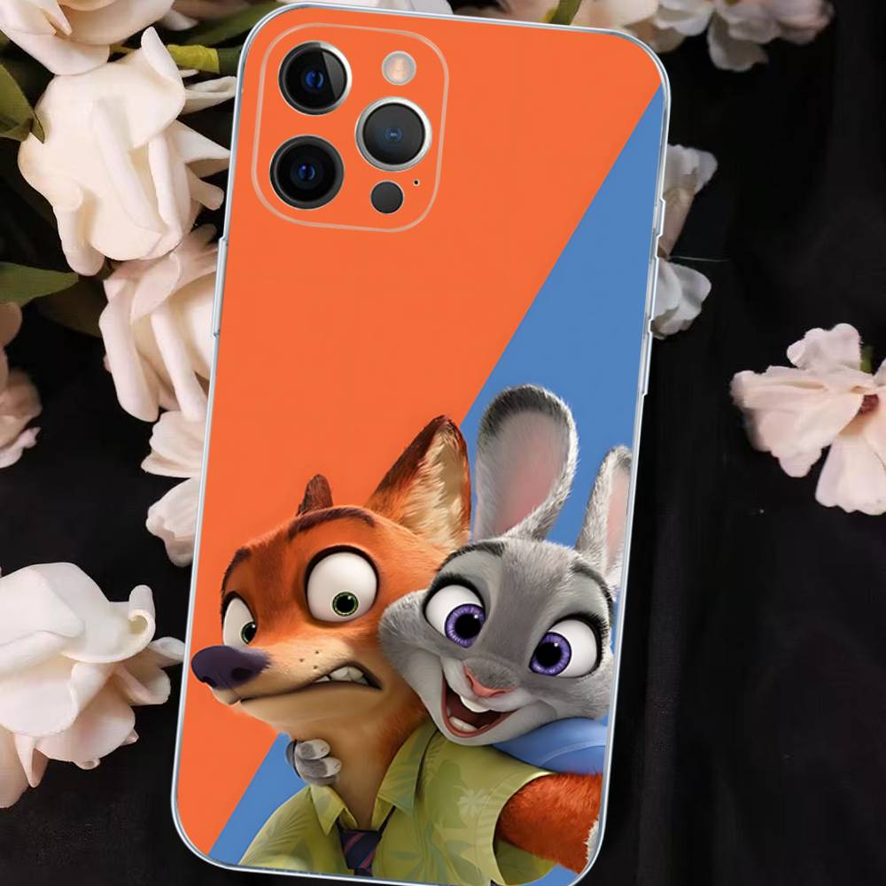 Чехол для телефона Z-ZootopiaS 2 1 Фильм Для IPhone 17 16 15 Plus 14 13 Mini 12 11 Pro Max Мягкий чехол