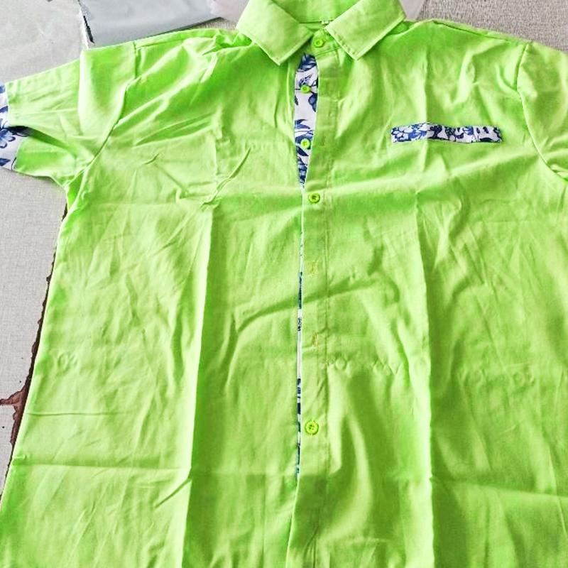 Модная мужская летняя рубашка с коротким рукавом и принтом, плюс размер, карманный гавайский пляжный топ