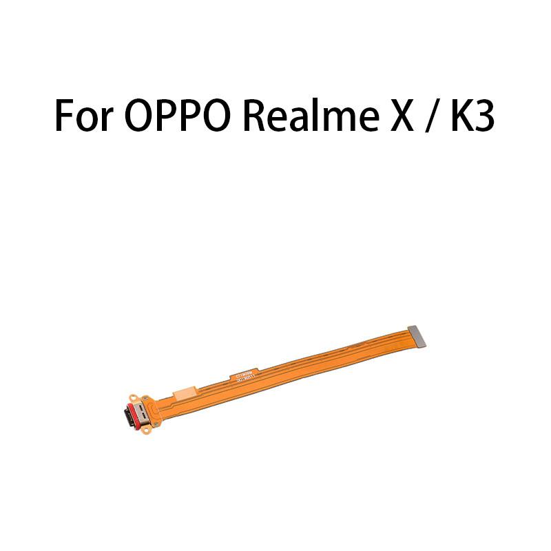 USB Charge Port Jack Dock Connector Charging Board Flex Cable For OPPO Realme X / K3