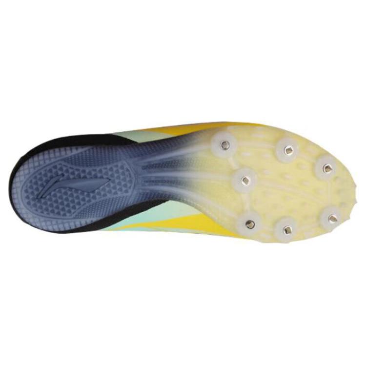 New LiNing Cushioning Wear Resistant Low Top Running Shoes Unisex Black Yellow LJJT911-4