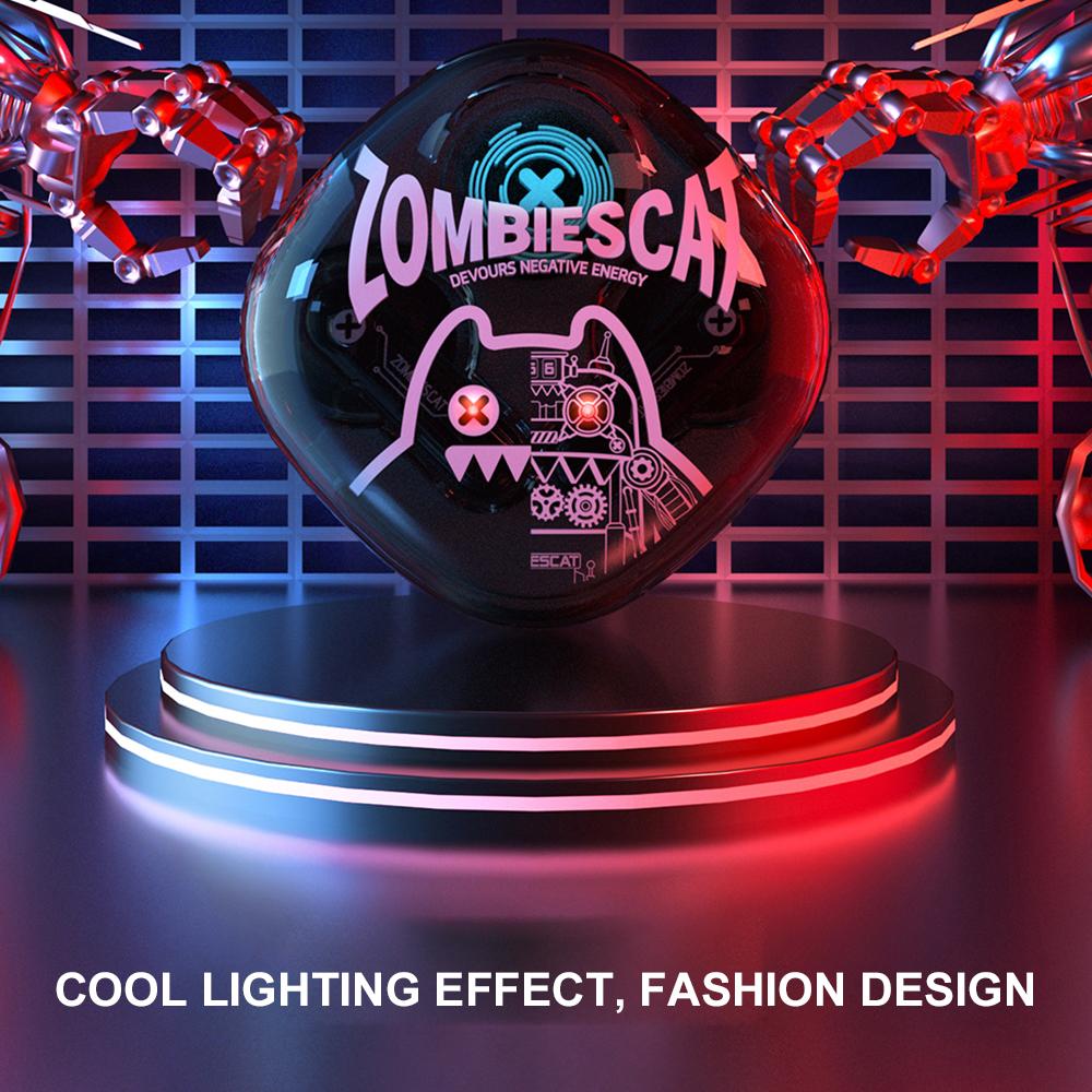 Беспроводные наушники ZOMBIESCAT B2, BT5.3, наушники, легкий и эргономичный дизайн, низкая задержка, перезаряжаемая батарея, крутые