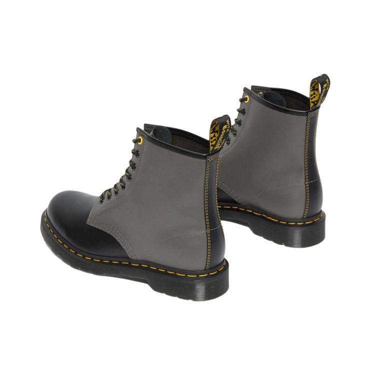 Dr. Martens 1461 Smooth Casual Lace-Up Short Boots Unisex Boots Gray Black 27538001