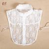 Женская повседневная съемная водолазка, половина рубашки, кружевной свитер, украшение, нижнее белье с искусственным воротником