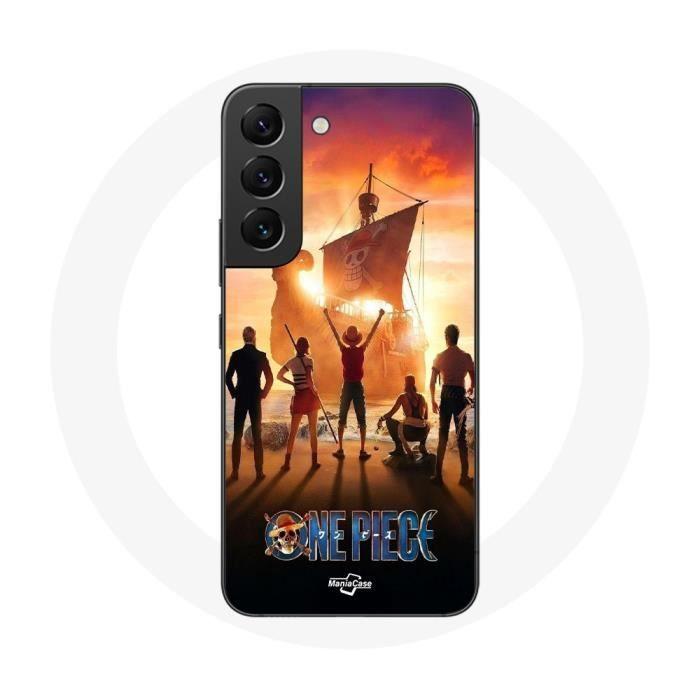 Case - Maniacase - Samsung Galaxy S22 - Soft - Black - One Piece Poster Crews Art Season 1