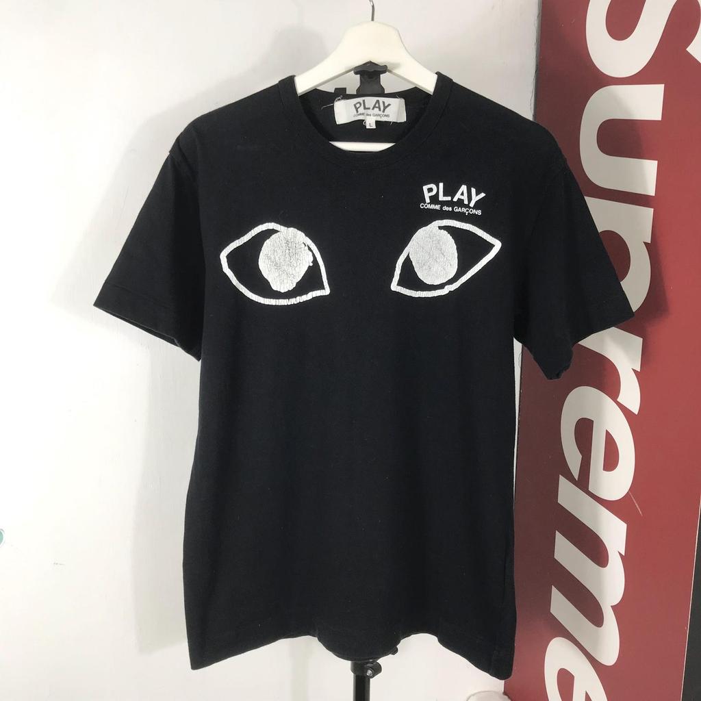 Винтажная рубашка Comme des Garçons 00-х / Футболки Comme Des Garcons Play с логотипом Love размер L