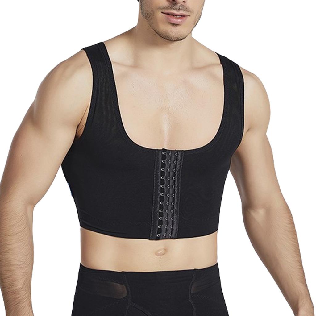 Men's High Elastic Breathable Anti-chest Bulge Chest Shaping Vest Bandage Body Shaping Underwear