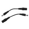 WESIEVYA Effects Pedal Cable, Polarity Conversion Cable for Musical Instruments, Set of 2, Black, High Efficiency