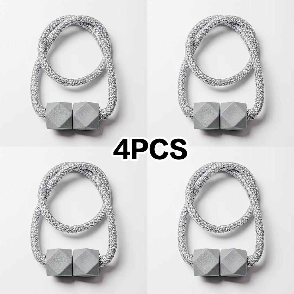Modern Magnetic Curtain Ties - Adjustable, Strong Fixing for Bedroom and Living Room Decoration