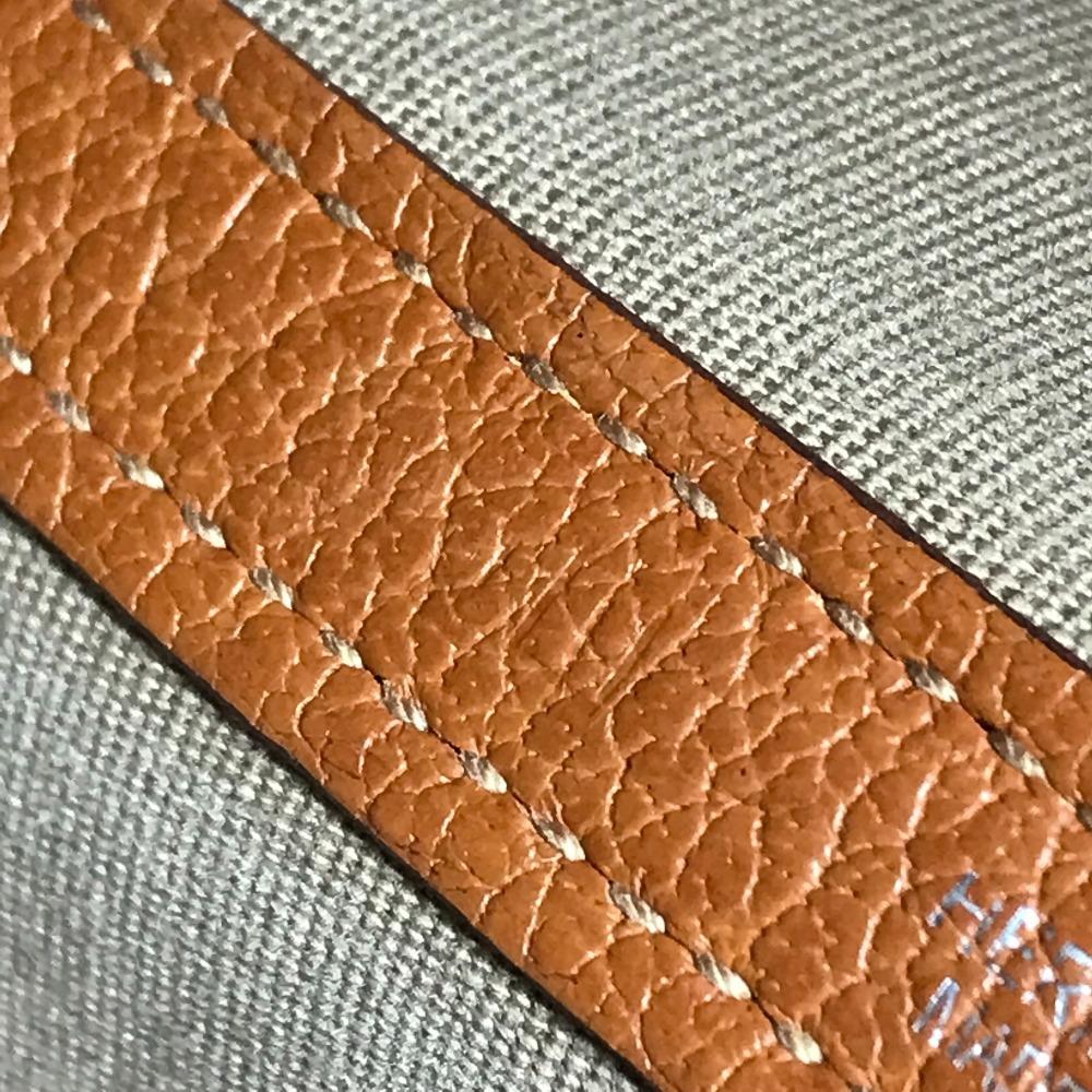 HERMES Garden Party 36 PM Hand Bag Shoulder Bag Tote Bag Negonda / Canvas Orange
