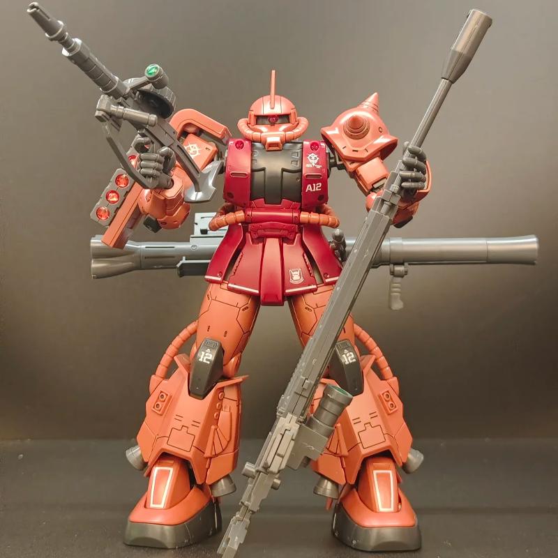 HG 1/144 ZAKU II Остров Кукурус Доана CUSTOM ЧАР'А Модель для сборки Меха Игровые Фигурки Декорация Головоломка для Мальчиков Игрушки Подарок