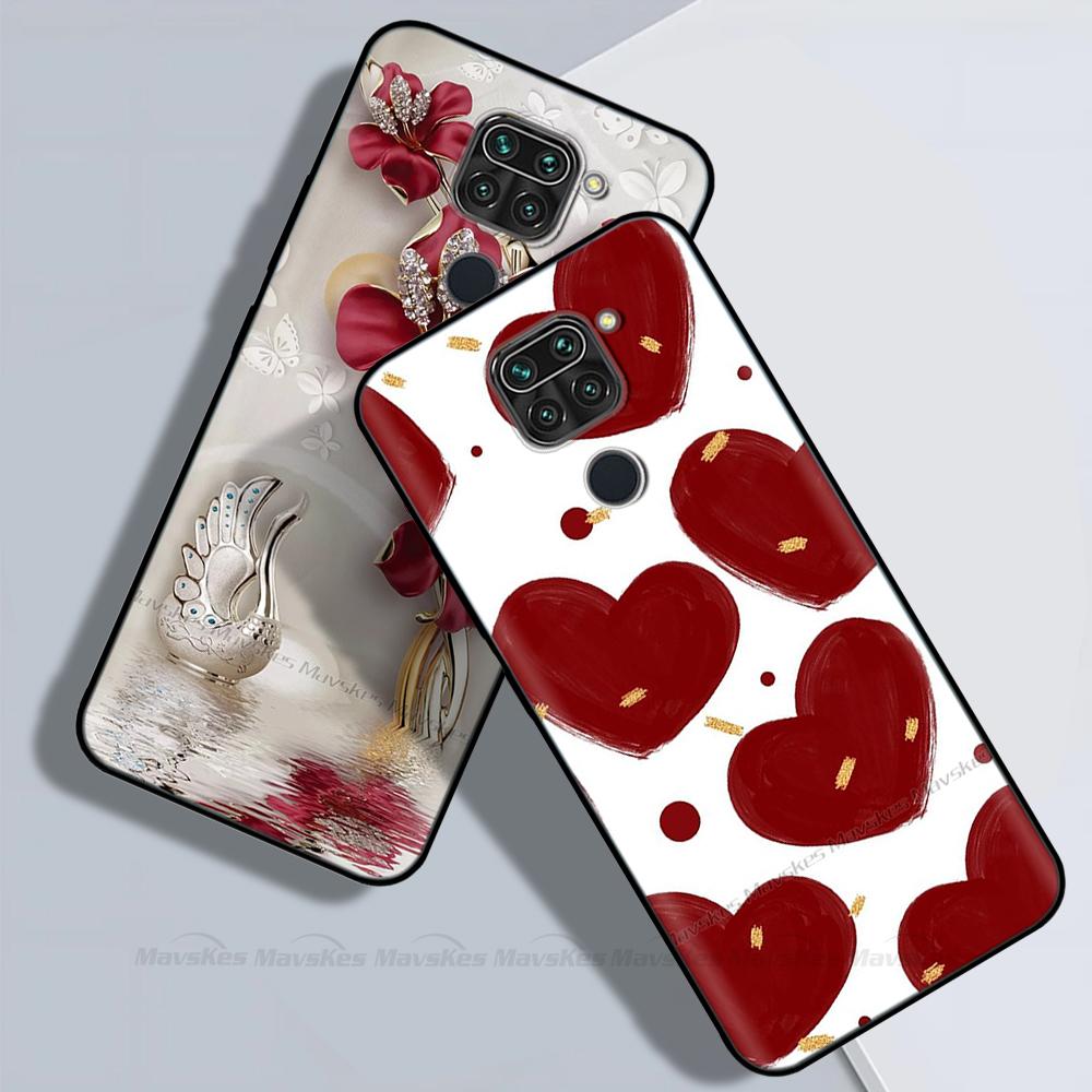 Милая задняя крышка с пандой для Redmi Note 9 Чехол для Xiaomi Redmi Note 9 Чехлы Note9 Мягкий жидкий силикон Полная защита Чехол для телефона