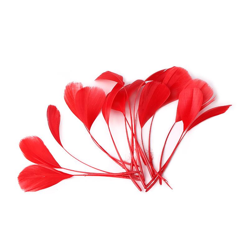 50Pcs22 Colors Optional Diy Handmade Feather Color Torn Large Floating Feather Goose Feather Jewelry Accessories Craft Decoration Materials