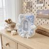 Lace Photocard Holder Plush Photo Card Sleeve Sweet Bag Charm Keychain  Decorative Ornament