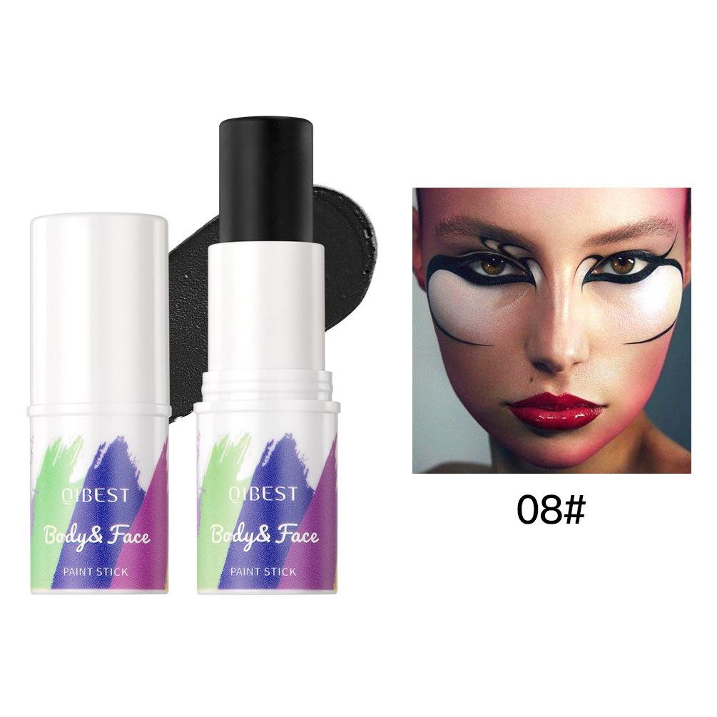 Краска-карандаш для тела и лицаЕстественная трехмерная модификация контуров для осветления цвета лица, смываемая ручка-краска
