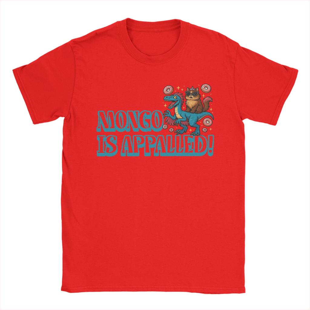 Mongo is Appalled Dungeon Crawler Carl princess donut T Shirts Men Pure Cotton Vintage TShirt O Neck  Tee Shirt Tops Graphic