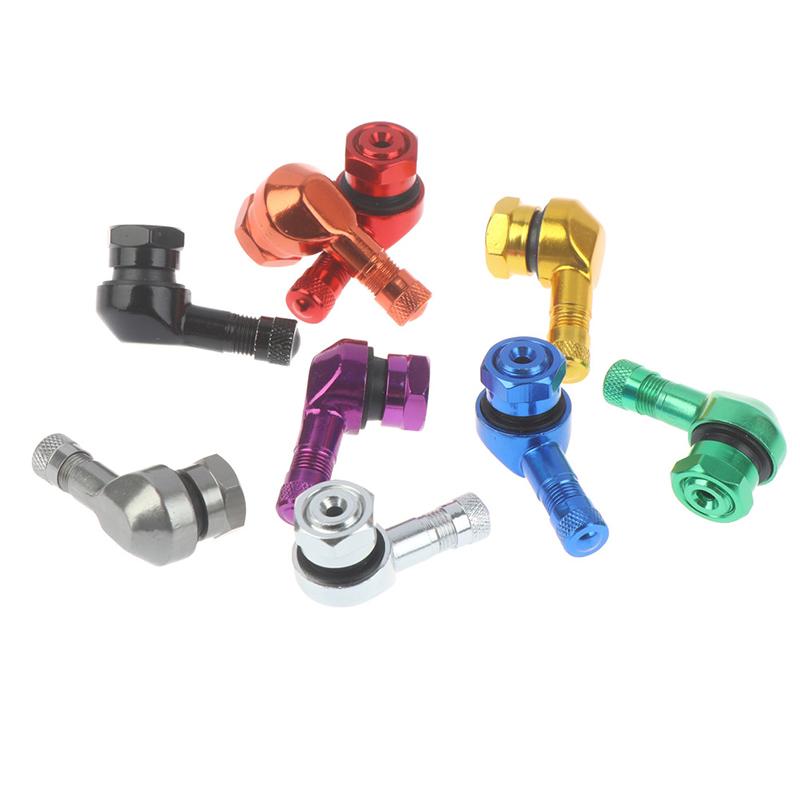 2 шт., ЧПУ, мотоцикл, угол 90 градусов, шток шины, бескамерный клапан, алюминий