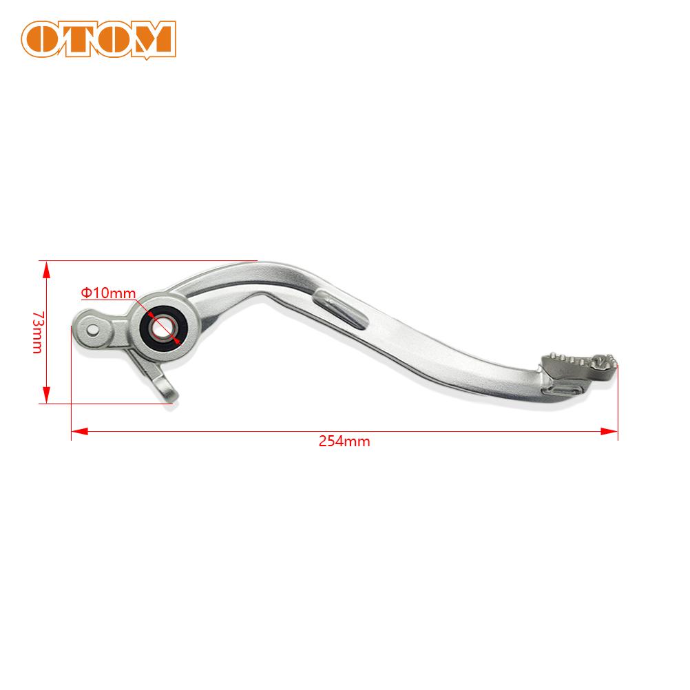 OTOM Motorcycle Rear Brake Pedal Arm Lever Assembly For KTM HUSQVARNA GASGAS SX SXF EXC XC XCFW FC TE EC MC-F 2023-2024 KEWS K23