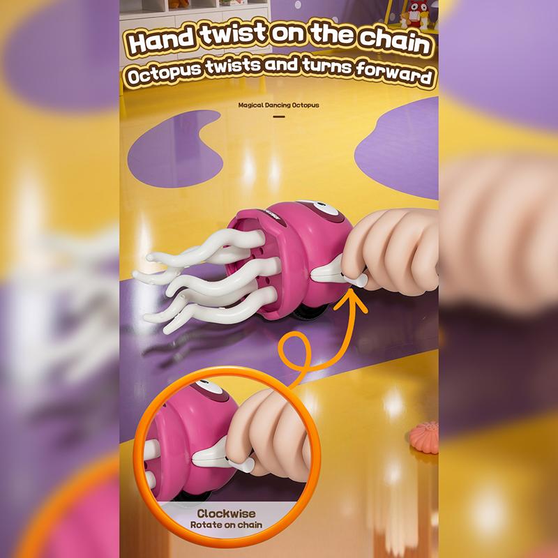Электронные танцующие игрушки-кальмары Магический танцующий кальмар со светомузыкой Забавный танцующий осьминог Игрушка для снятия стресса Подарок для детей