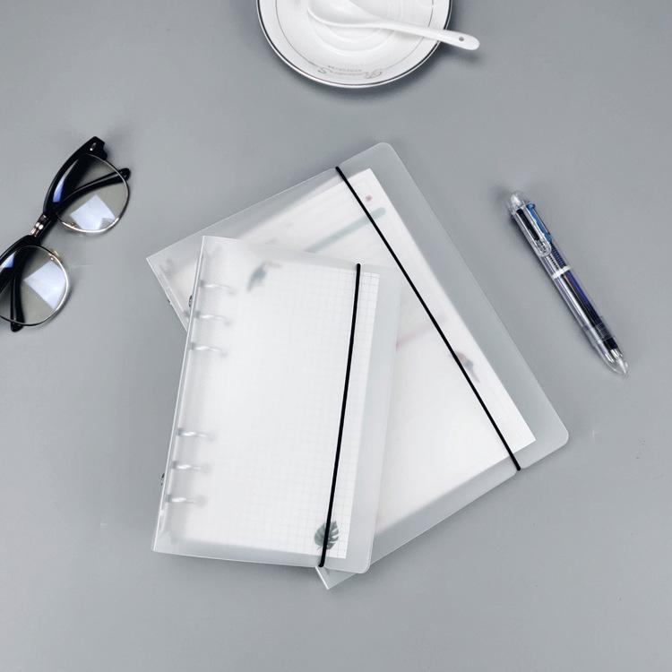 Loose-Leaf Ring Binder Notebook Cover, A4/B5/A5/A6, 4/6/9 Hole Portfolio File Folder