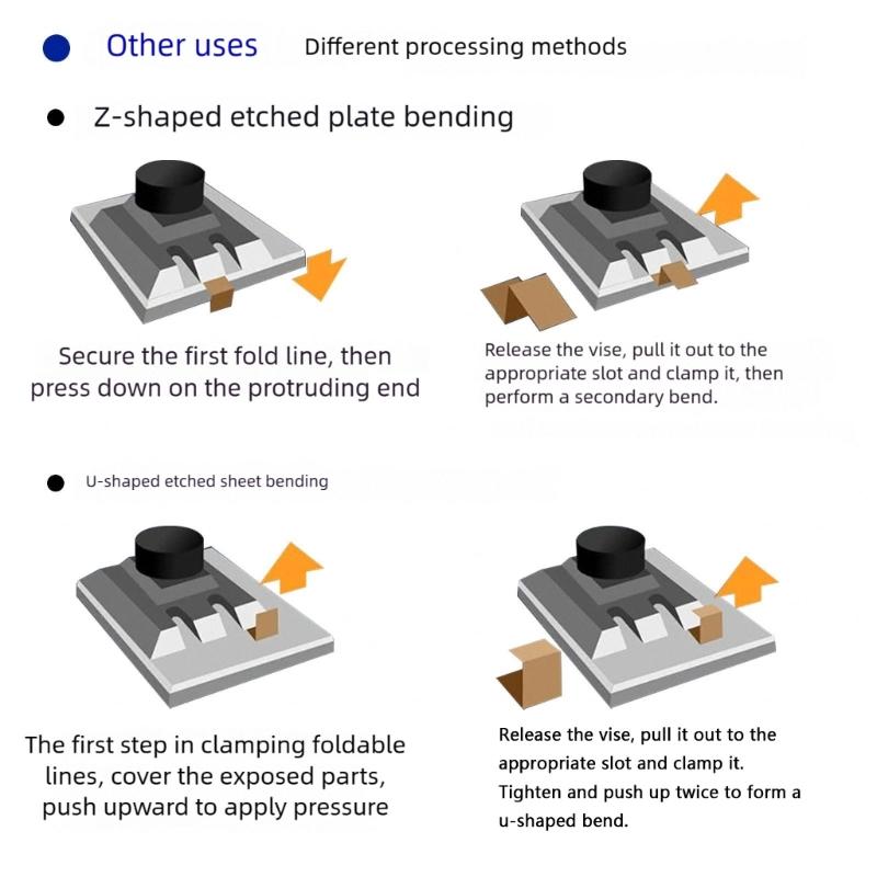 Инструмент для сгибания травления для легкой транспортировки на выставки моделей, позволяющий точно формировать детали травления в любом месте