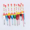 10Pcs Fishing Floats Set Buoy Bobber Fluctuate Mix Size Color Float Buoy Pesca Light Stick Floats