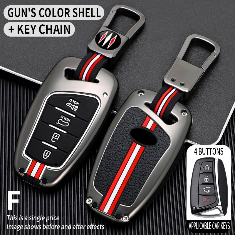 Чехол для ключа автомобиля Крышка Корпус Держатель брелока Для Hyundai Grand Santa Fe IX45 GENESIS EQUUS AZERA 2013 2014 2015 2016 Аксессуары для брелока