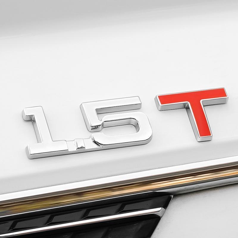 Автомобильный 3D Металлический 1.3T 1.4T 1.5T 2.0T 2.4T 2.8T 1.6T 1.8T 2.2T 2.5T 3.0T Логотип TURBO Шильдик Наклейки Задняя Наклейка Для Toyota Honda