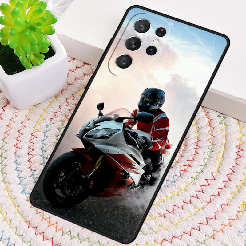 Крутой чехол для телефона с мотоциклом для Samsung Galaxy note 10 pro S26 Ultra S23 S24 FE S25 S21 S22 PLUS ударопрочный