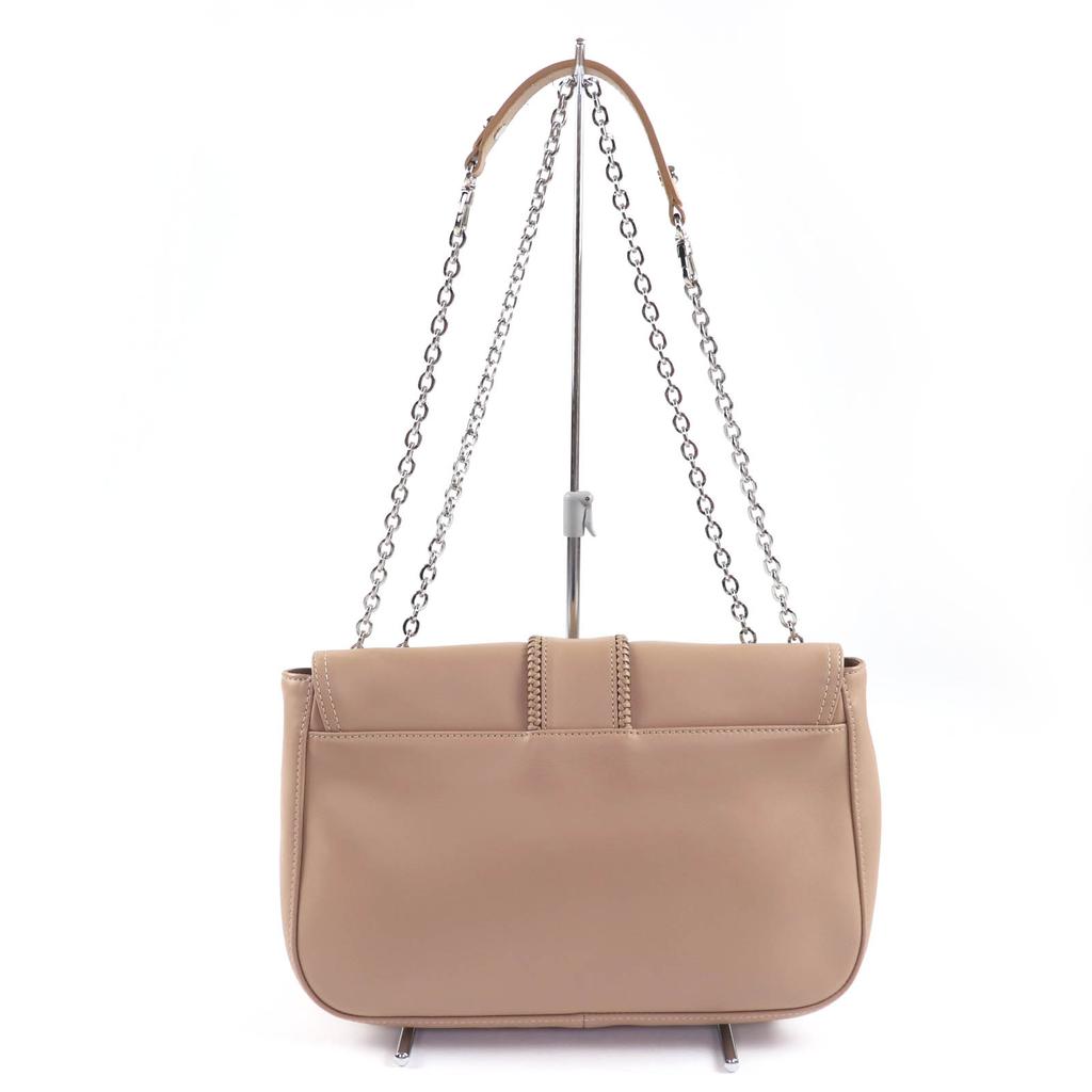 Превосходная сумка через плечо Longchamp Amazone Chain 2WAY сумка из коричневой кожи Женская Б/У